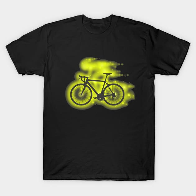 The Spirit of Cycling (yellow) T-Shirt by Reading With Kids